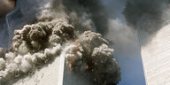 Die Explosion im World Trade Center 2001.