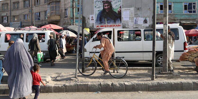 Taliban Märtyrer Plakat in Kabul