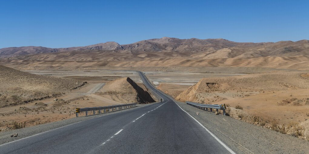 Strasse in den Bergen Afghanistans