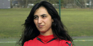Kämpferin für die Rechte afghanischer Fußballerinnen: Khalida Popal.