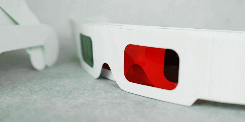 Eine 3D Brille