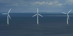 Windräder im Meer