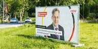 Wahlplakat von Hans-Georg Maaßen in Thüringen
