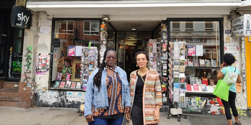 Nana Asantewaa Asafu-Adjei und Zandile Amy Ngono im Hamburger Schanzenviertel