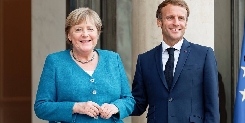 Angela Merkel und Emmanuel Macron