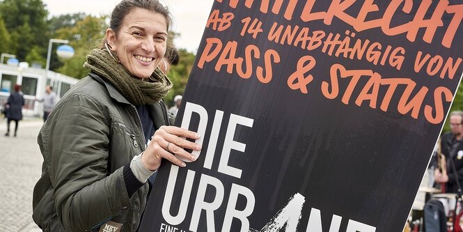 Portrait von Niki Drakos von der Partei "Die Urbane"