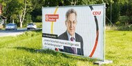 Wahlplakat der CDU mit dem Foto von Hans-Georg Maaßen
