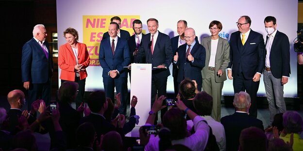 FDP-Parteispitze nach der Wahl: nein Männer, zwei Frauen