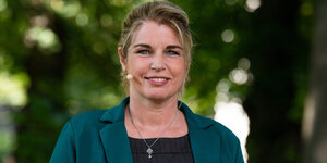 Die neue grüne Oberbürgermeisterin Claudia Kalisch