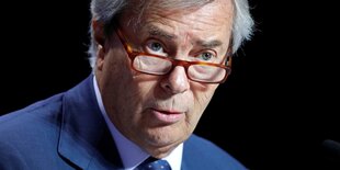 Portrait des französischen Milliardärs Vincent Bolloré