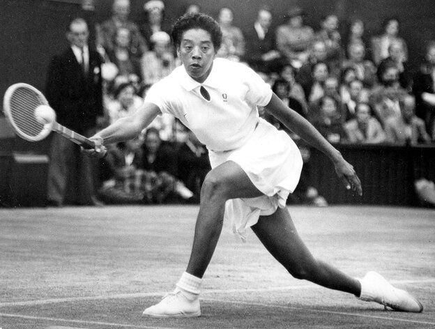 Tennisspielerin Althea Gibson. Tennisspielerin Althea Gibson.