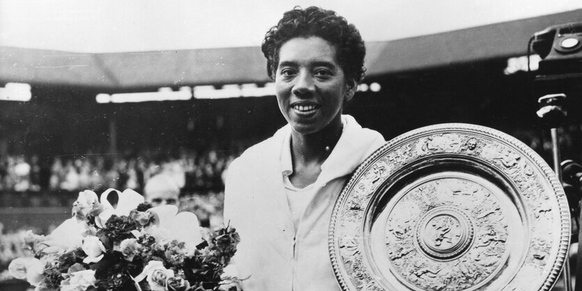 Tennisspielerin Althea Gibson.