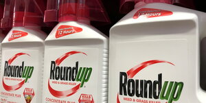 Roundup-Behälter im Real
