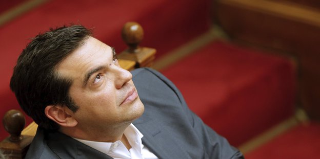 Alexis Tsipras Im Parlament