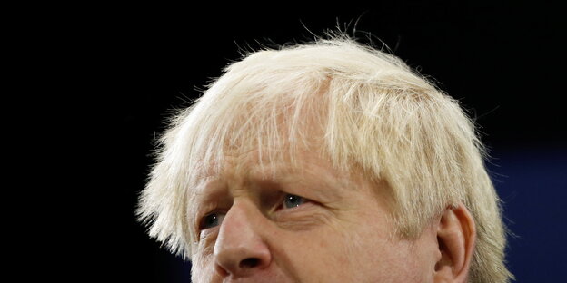 Boris Johnson stark angeschnitten