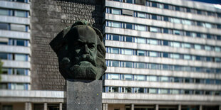 Marx-Büste in Chemnitz