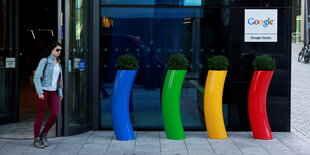 Eingang zu den Google-Docks in Dublin