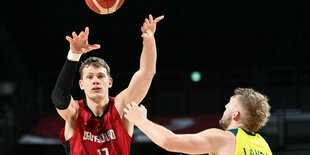 Relativ gut oder schlecht? Basketballer Moritz Wagner bei den Sommerspielen in Tokio.