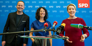 Klaus Lederer, Bettina Jarasch, Franziska Giffey