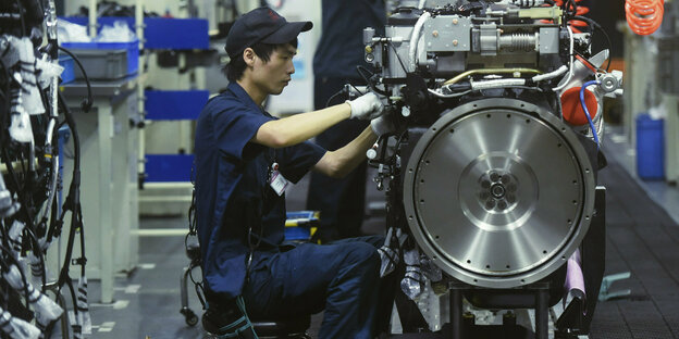Chinas Wachstumsmotor stockt: LKW-Fabrik in Hangzhou