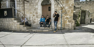 Straßenszene in Ramallah