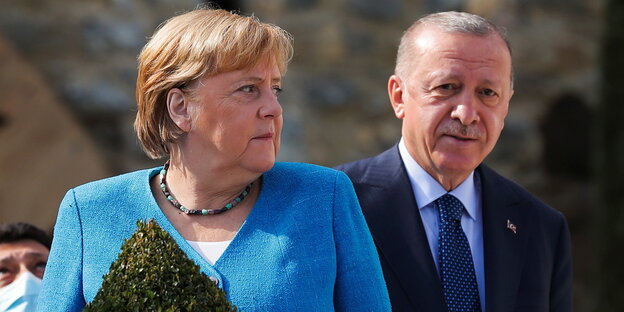 Angela Merkel und Tayyip Erdogan