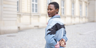 Sylvie Vernyuy Njobati am Berliner Humboldt Forum