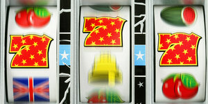 Die Slots eines Spielautomaten