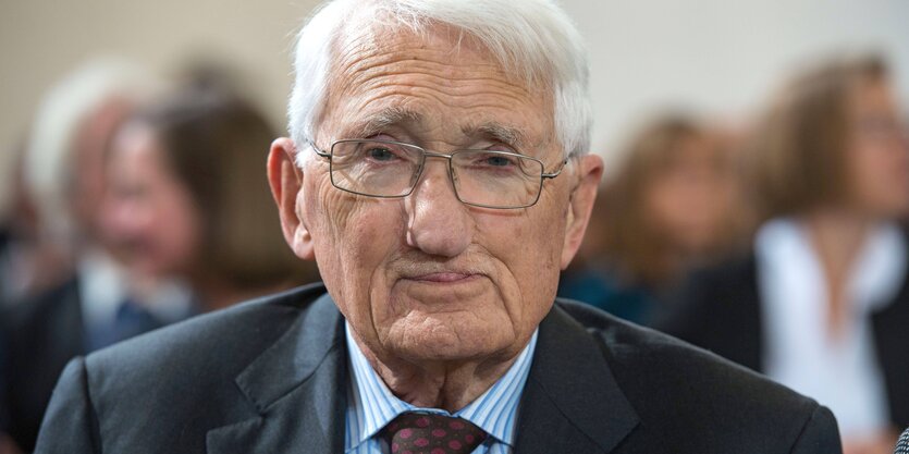 Portrait von Jürgen Habermas.