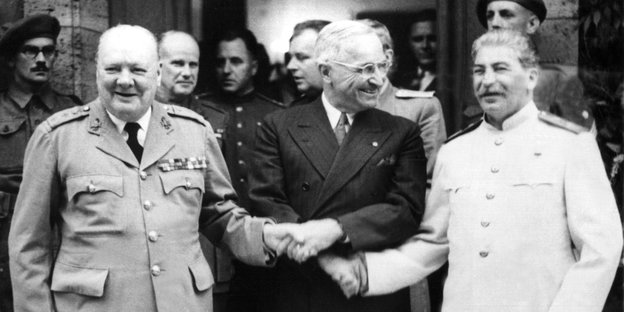 Churchill, Truman und stalin
