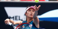 Peng Shuai beim Tennis