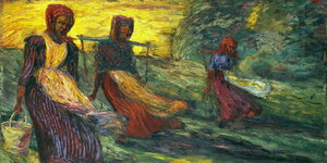 Das Gemälde Melkmädchen von 1903 feiert das Landleben