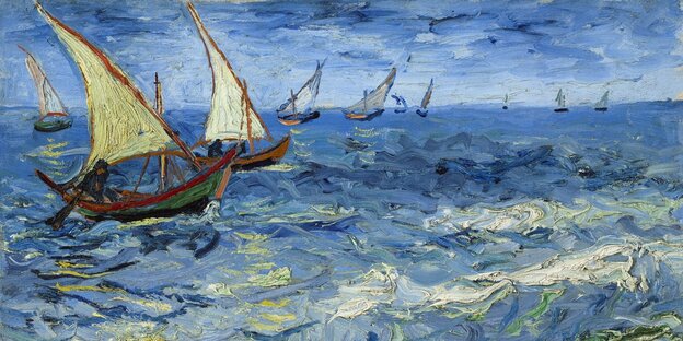 Vincent van Gogh, La Mer aux Saintes-Maries, 1888
