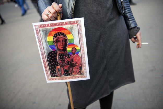 Madonna mit Regenbogen Madonna mit Regenbogen