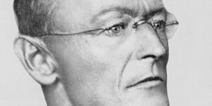 Portrait von Hermann Hesse.