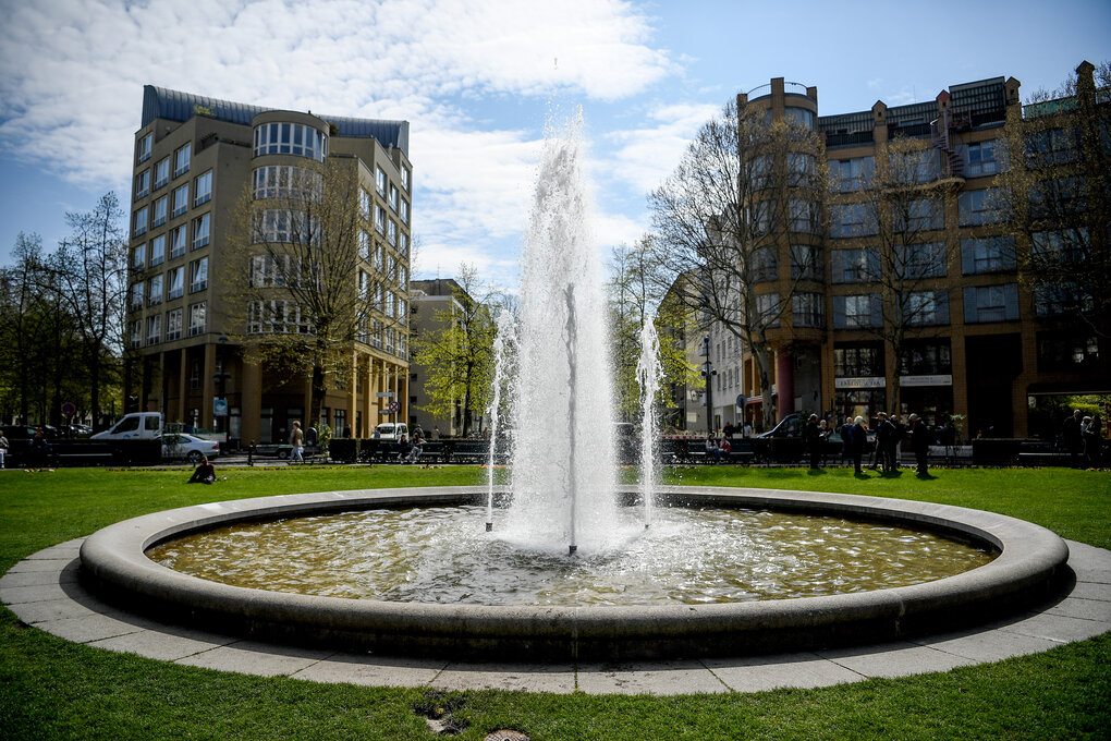 Der Brunnen am Prager Platz