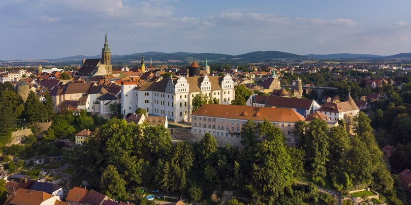 Stadtansicht von Bautzen.