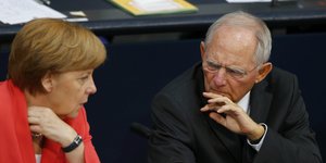 Angela Merkel und Wolfgang Schäuble
