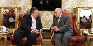 Sigmar Gabriel und Bijan Zanganeh