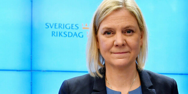 Premierministerin Magdalena Andersson.