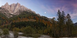 Eine Landschaftsaufnahme aus den Alpen