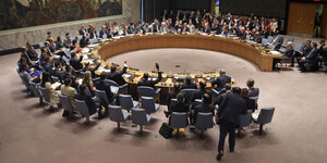 Die Sitzung des UN-Sicherheitsrates