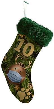 Socke mit einer 10 darauf Socke mit einer 10 darauf