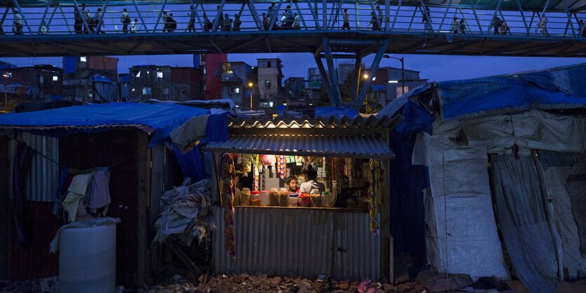 Slum in Bombay