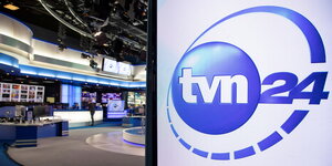 Sendestudio von TVN