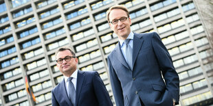 Foto von Joachim Nagel und Jens Weidmann.