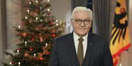 Bundespräsident ASteinmeier hält seine Weihnachtsansprache