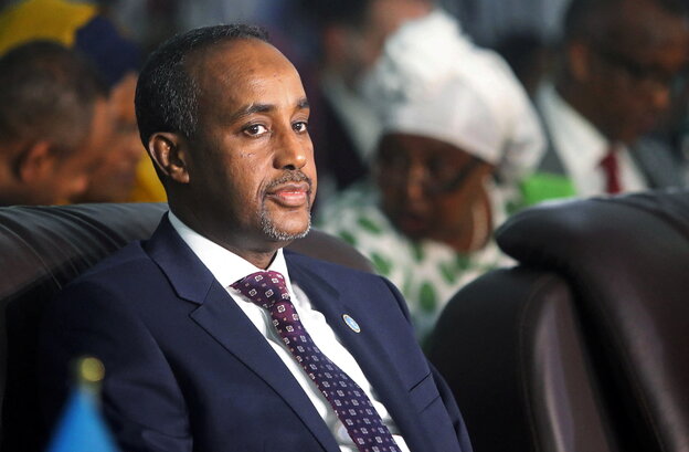 Premierminister Mohamed Hussein Roble. Premierminister Mohamed Hussein Roble.