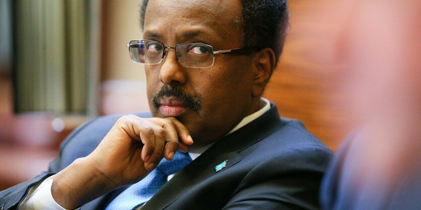 PräsidentMohamed Abdullahi Mohamed.