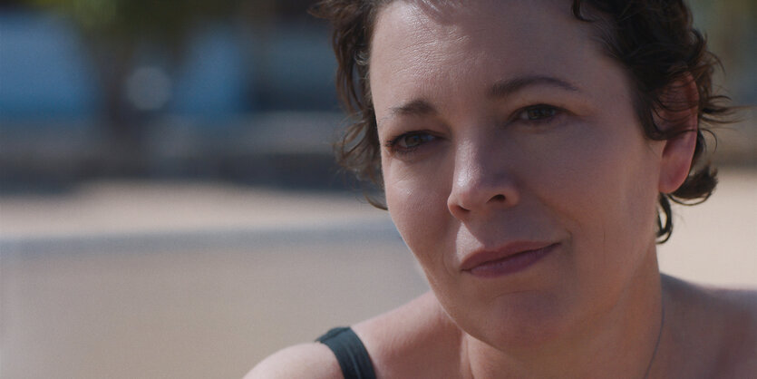 Großaufnahmen der Schauspielerin Olivia Colman